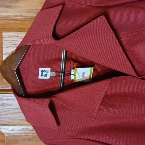 NWT Anne Klein Suit Separates Cinnamon Wide Collar Blazer Size 14 NEVER WORN! - Picture 2 of 12